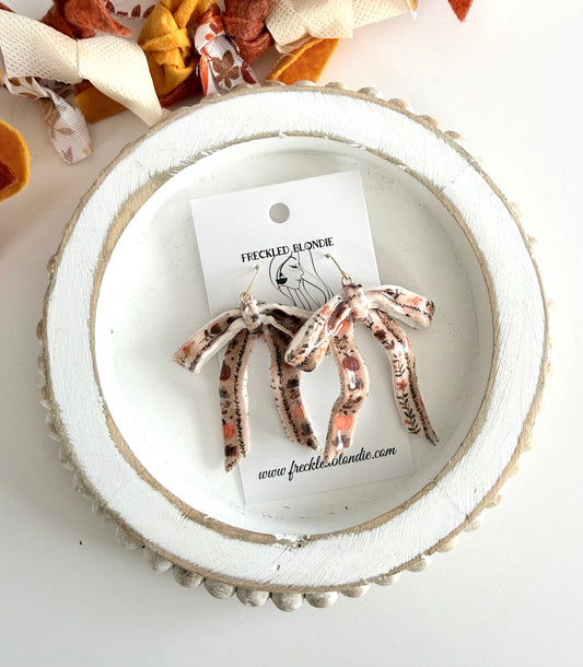 Fall Bow Dangles