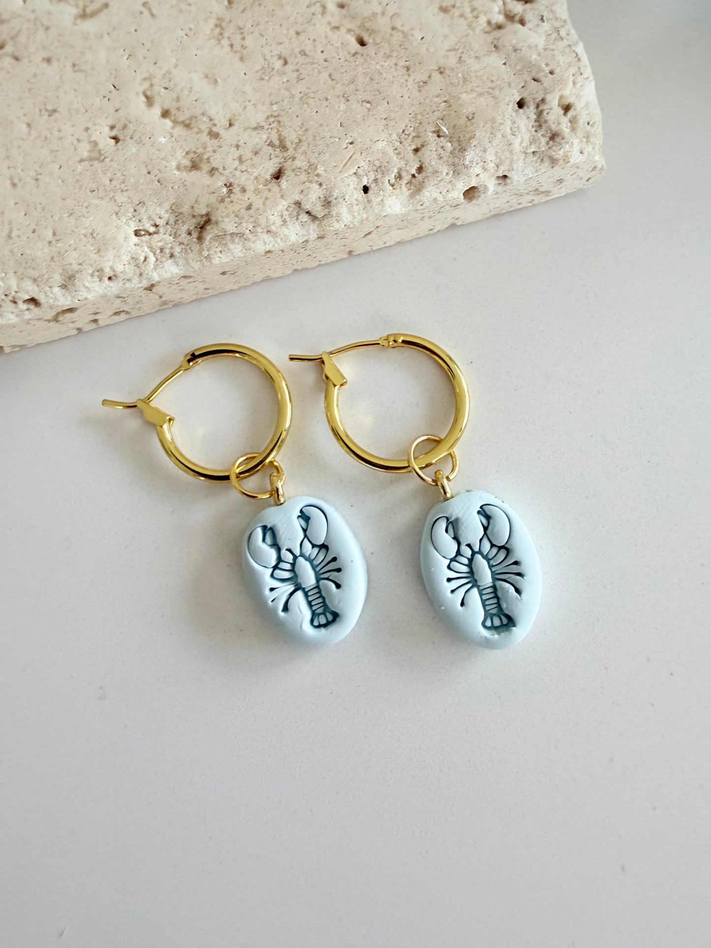Lobster Love Clay Charms