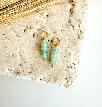 Coastal Candies Sea Glass Green  Charms