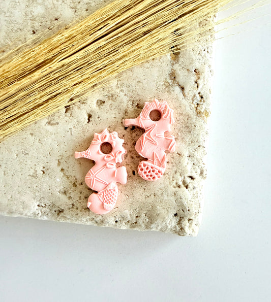 Seahorse Clay Charms