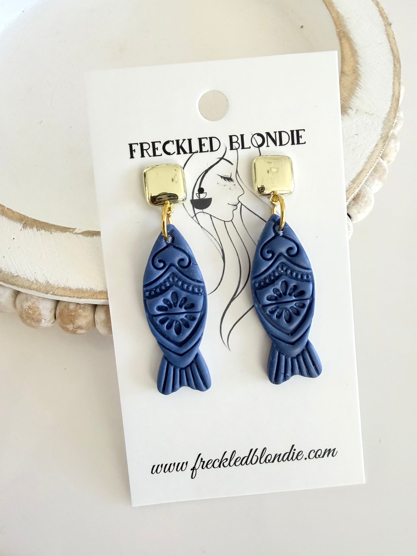 Midnight Tide Fish Dangles