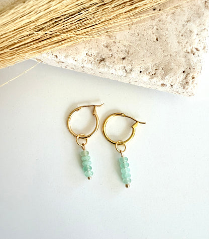 Coastal Candies Sea Glass Green  Charms