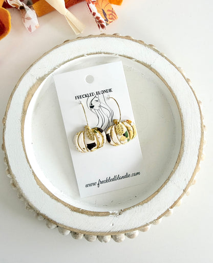 Multi Colored Pumpkin Hoops
