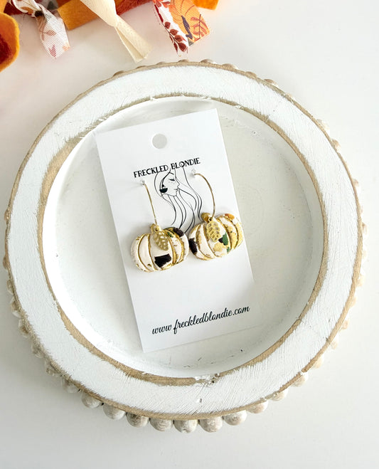Multi Colored Pumpkin Hoops