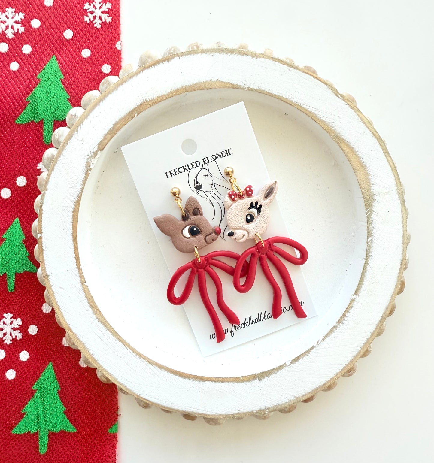 Rudolph + Clarice with Bows