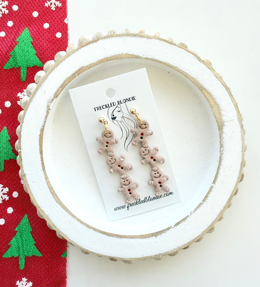 Gingerbread Trio Dangles