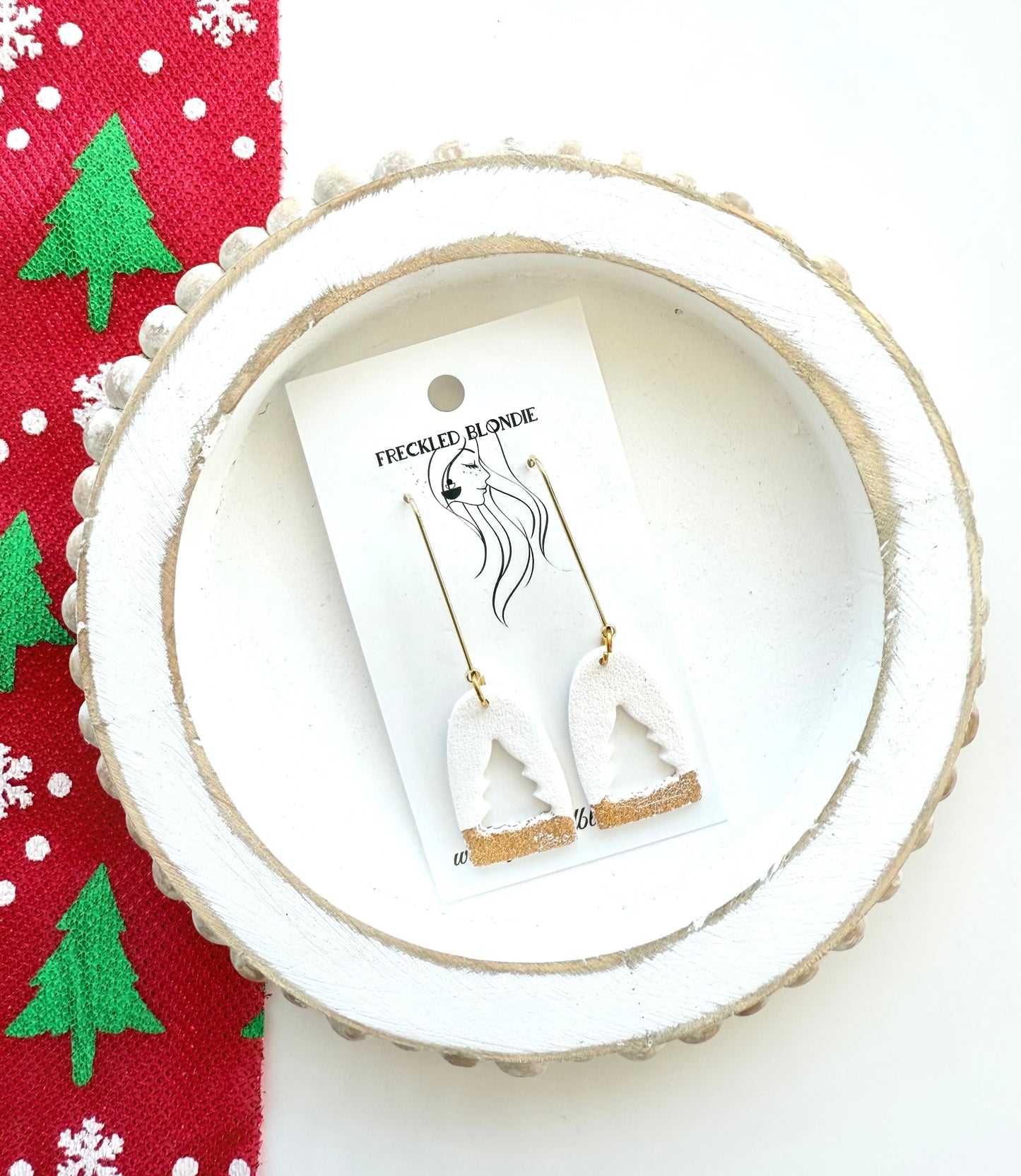 Christmas Tree Cutout Dangles