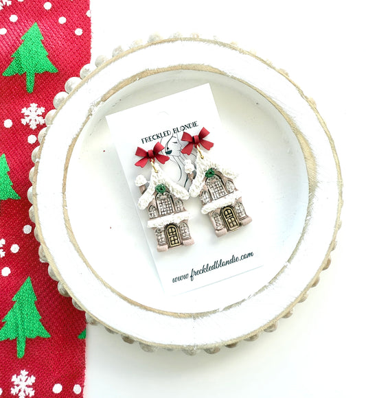 Gingerbread House Dangles