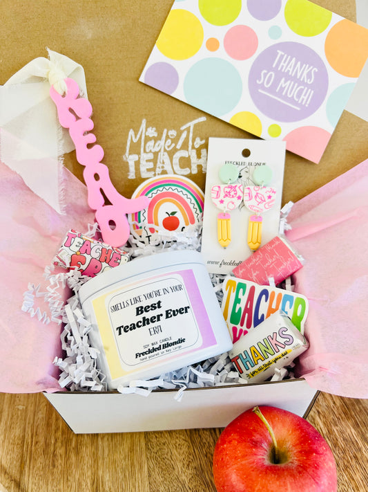 Pink Teacher Appreciation Box (*order by 4/26 if being shipped)