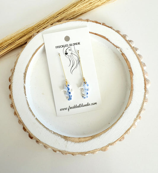 Coastal Charm Seahorse Dangles