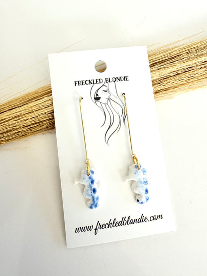 Coastal Charm Seahorse Dangles