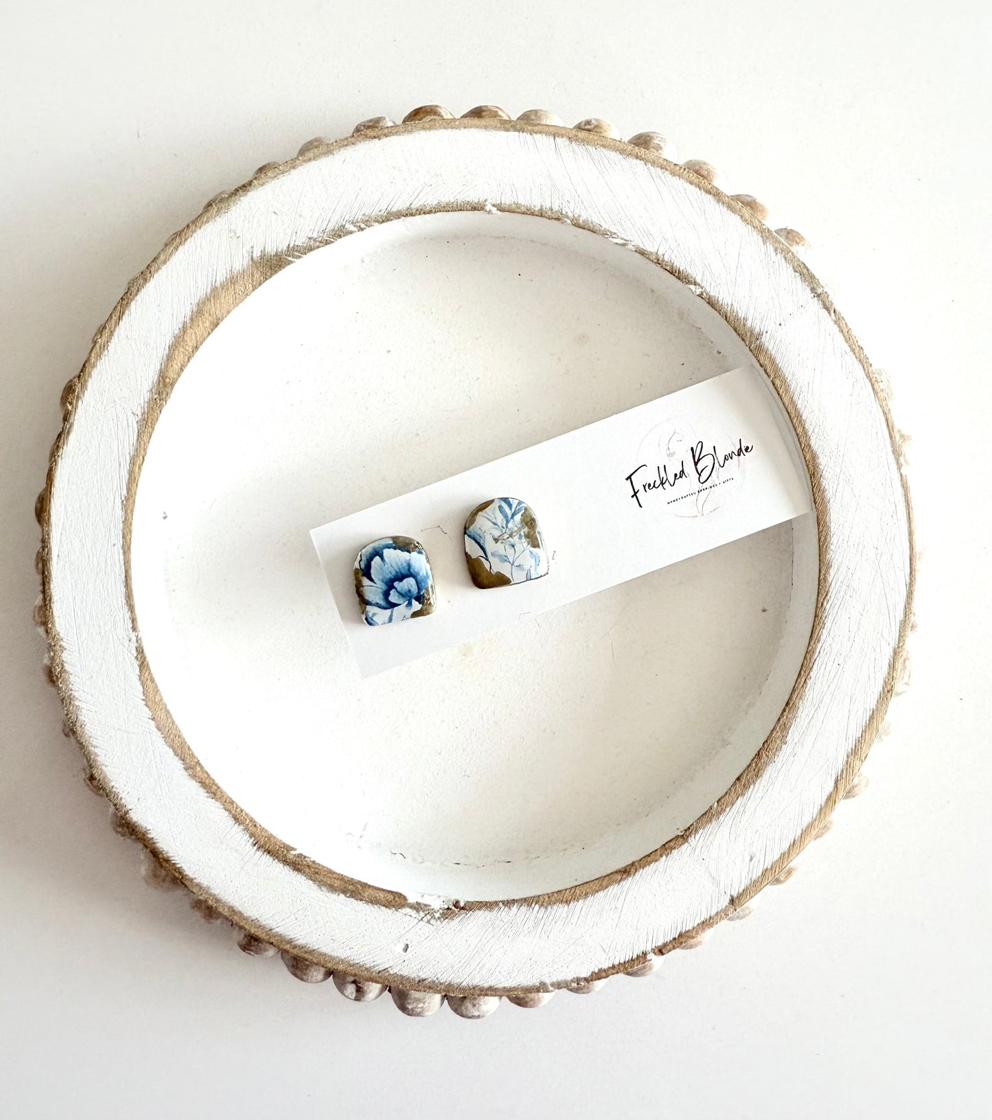 Gilded Bluebell Arch Studs