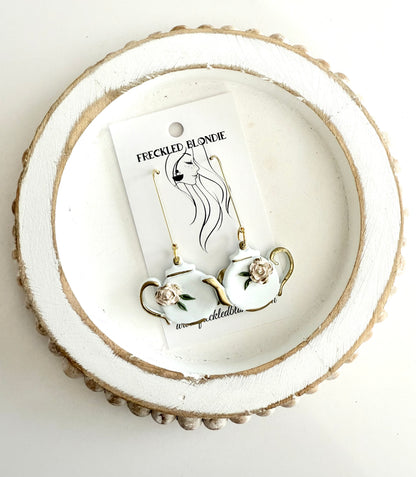 Heirloom Teacup Dangles