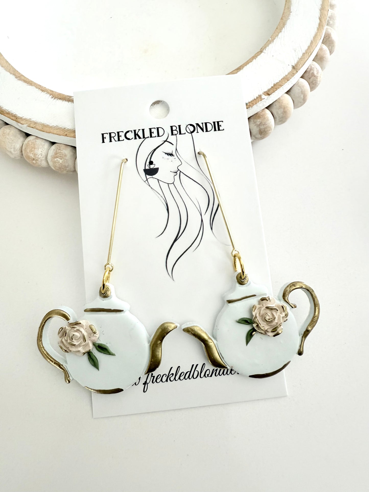 Heirloom Teacup Dangles