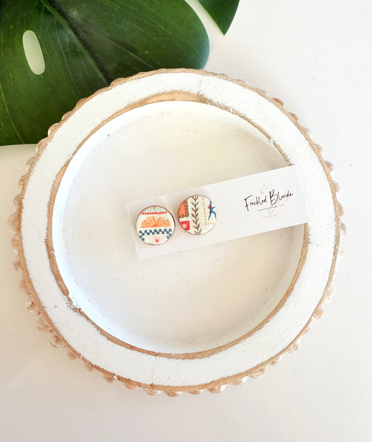 Tropical Escape Oversized Studs
