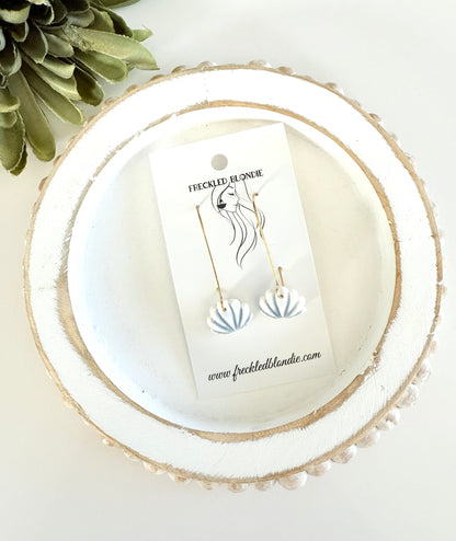 Coastal Charm Shell Hoop