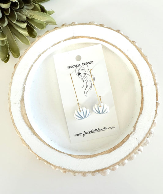 Coastal Charm Shell Hoop