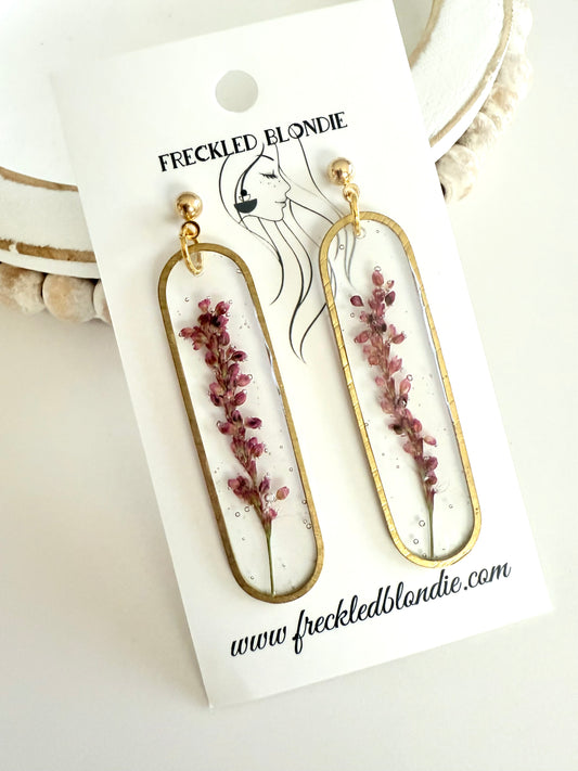 Violet Stem Dangles