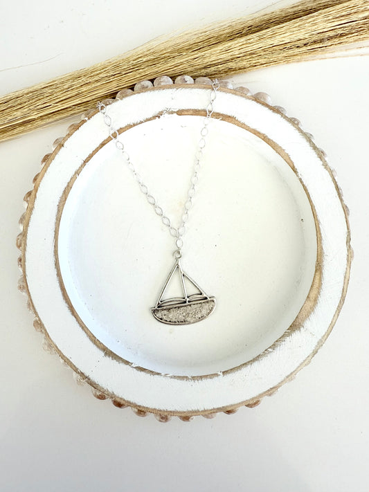 Sails of Bahia Honda Necklace