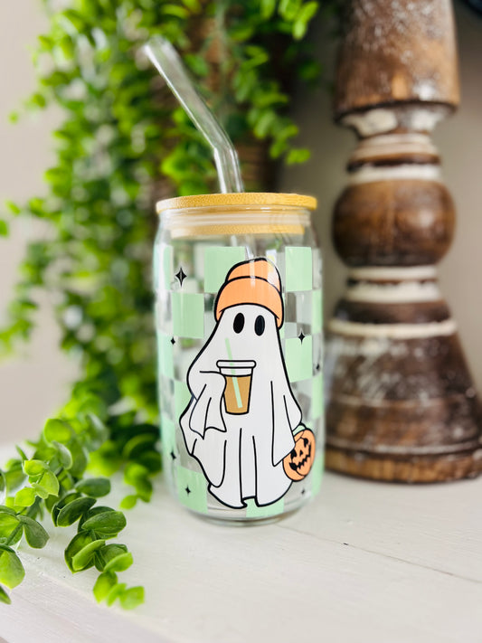 Ghoul Beer Can Glass