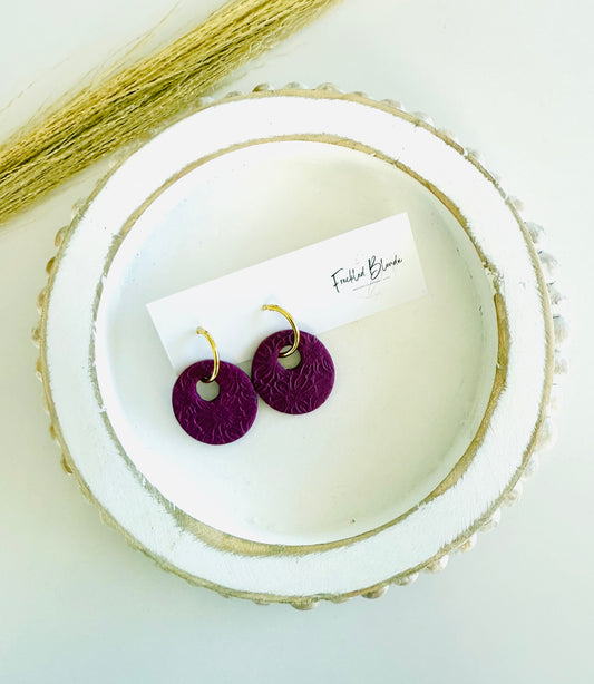 Maggie Clay Charms + Hoops