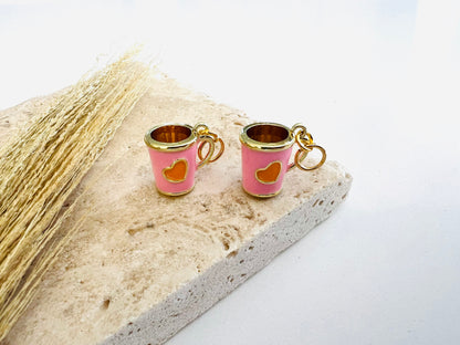 Pink Mug Charms