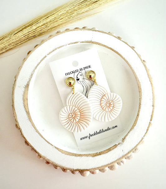 Nautilus Shell Dangles