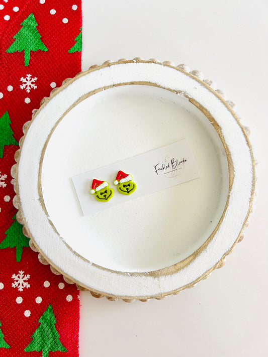 Grinch Mini Studs