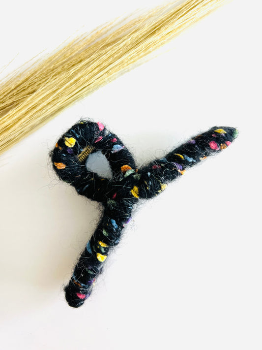 Black Boho Hair clip