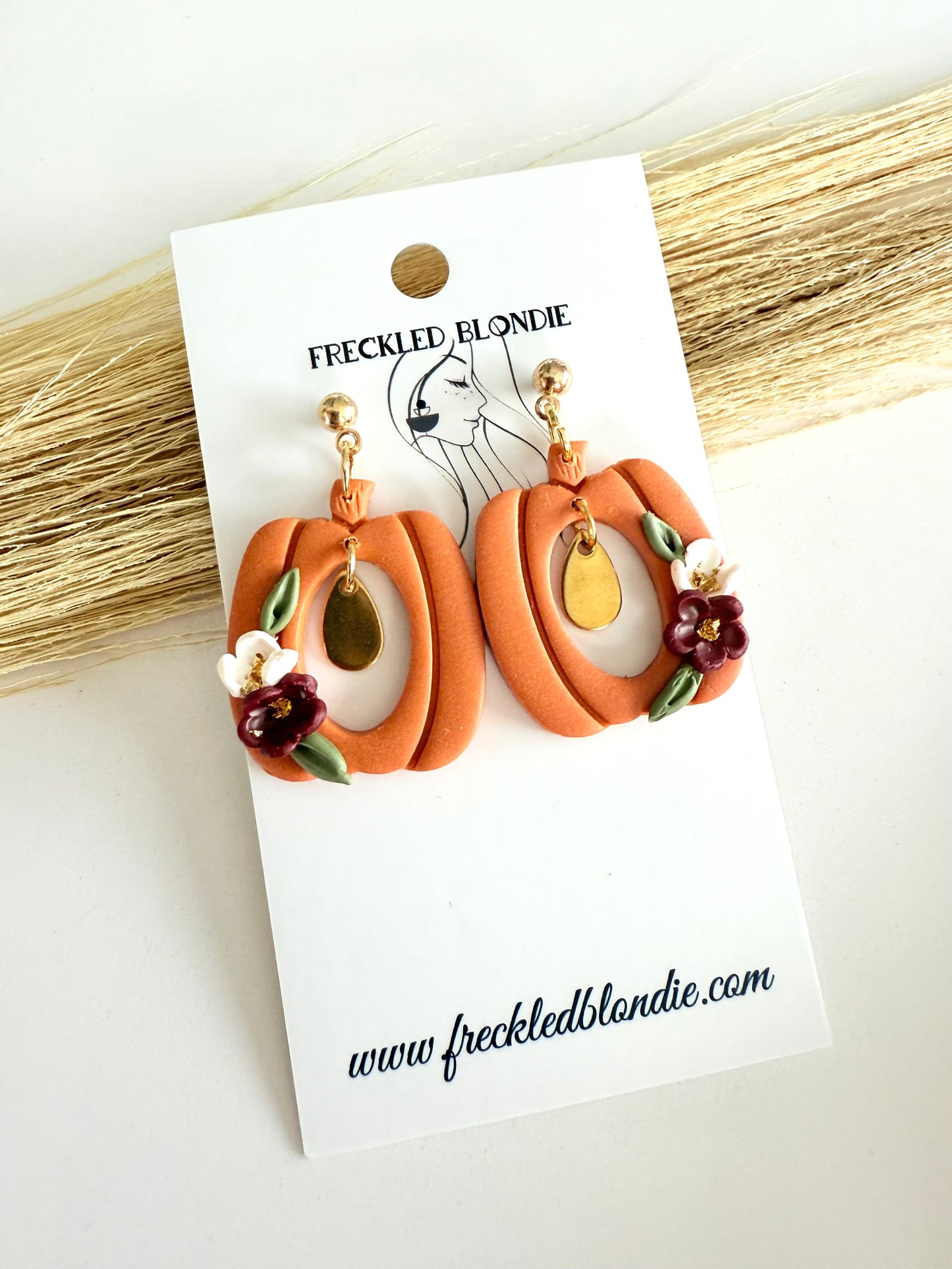 Pumpkin Donut Dangle