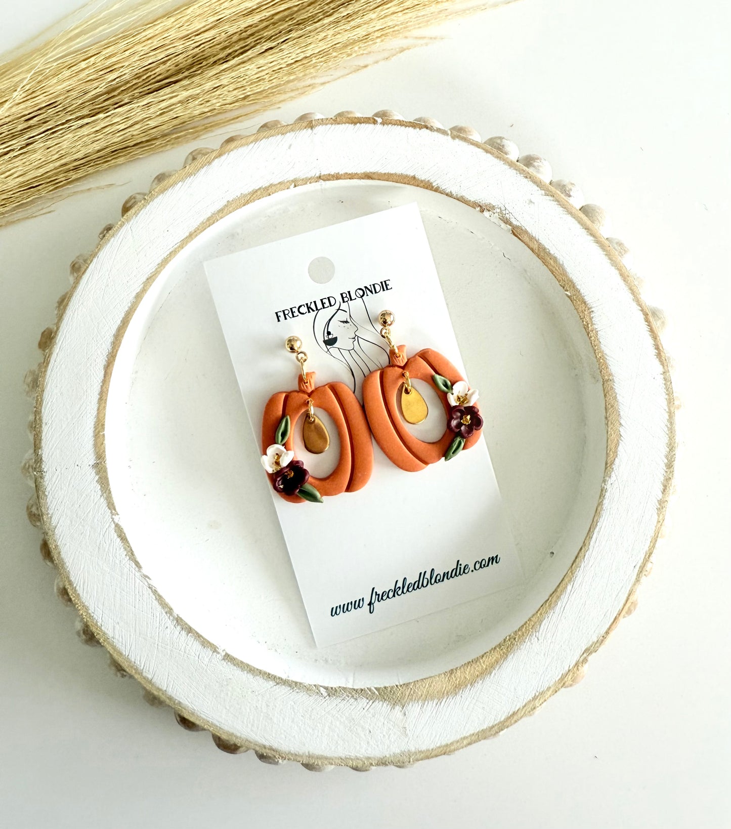 Pumpkin Donut Dangle