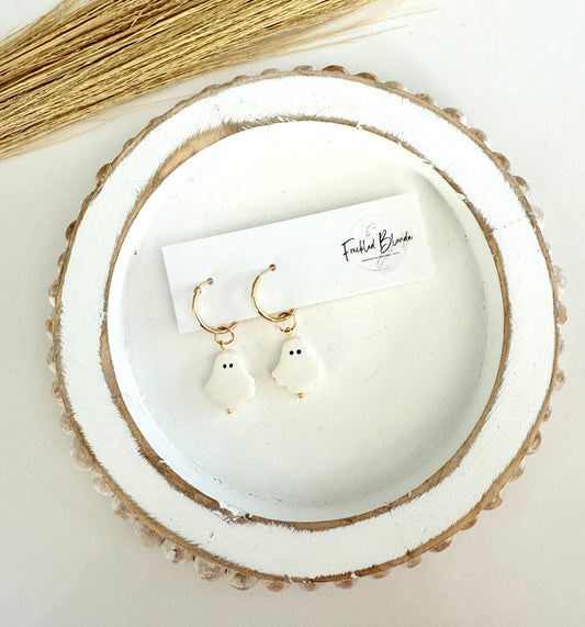 Ghost Charms + Hoops