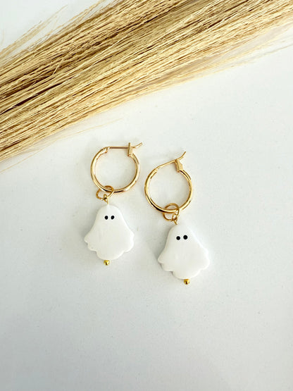 Ghost Charms + Hoops