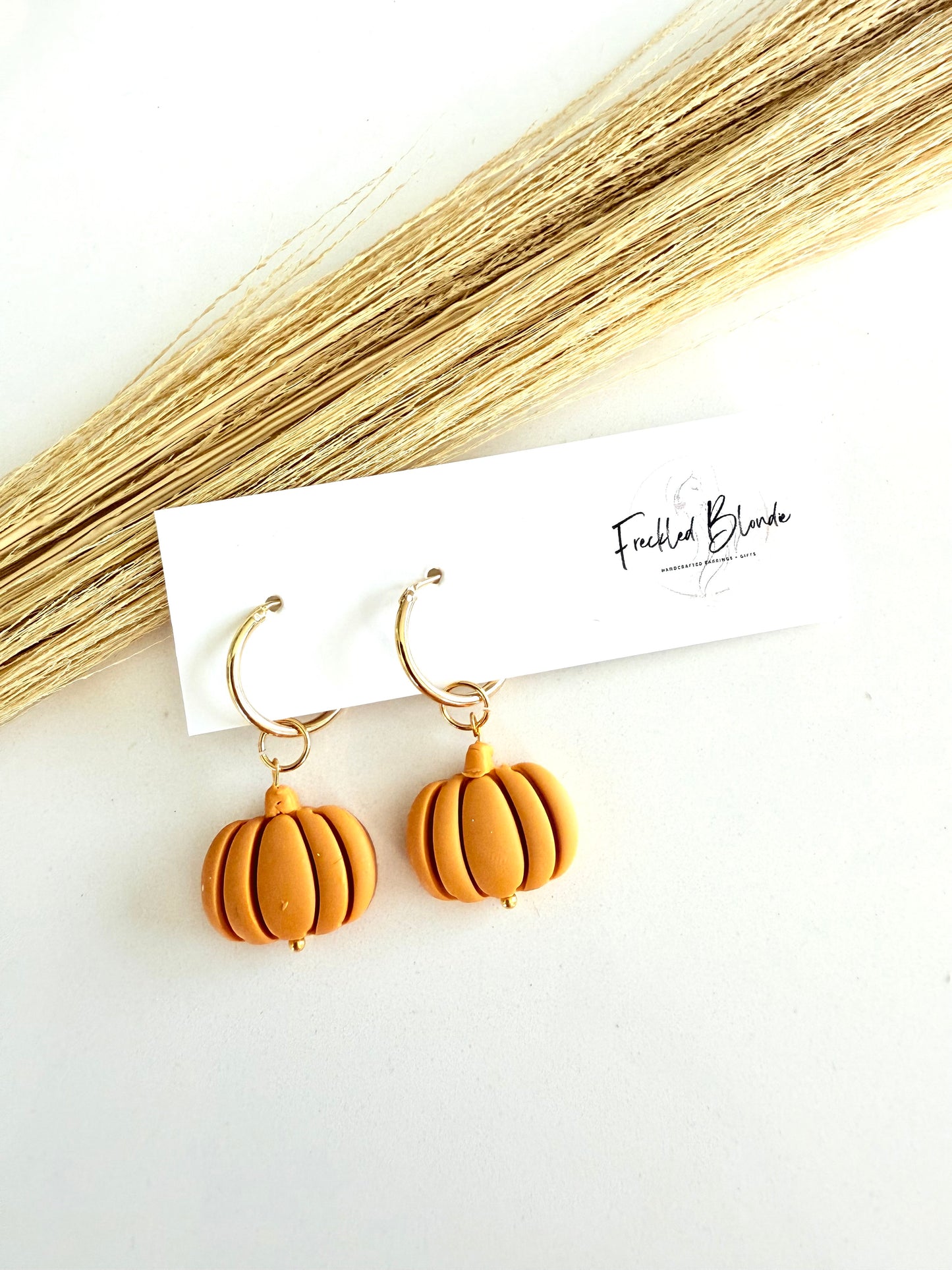 Pumpkin Charms + Hoops