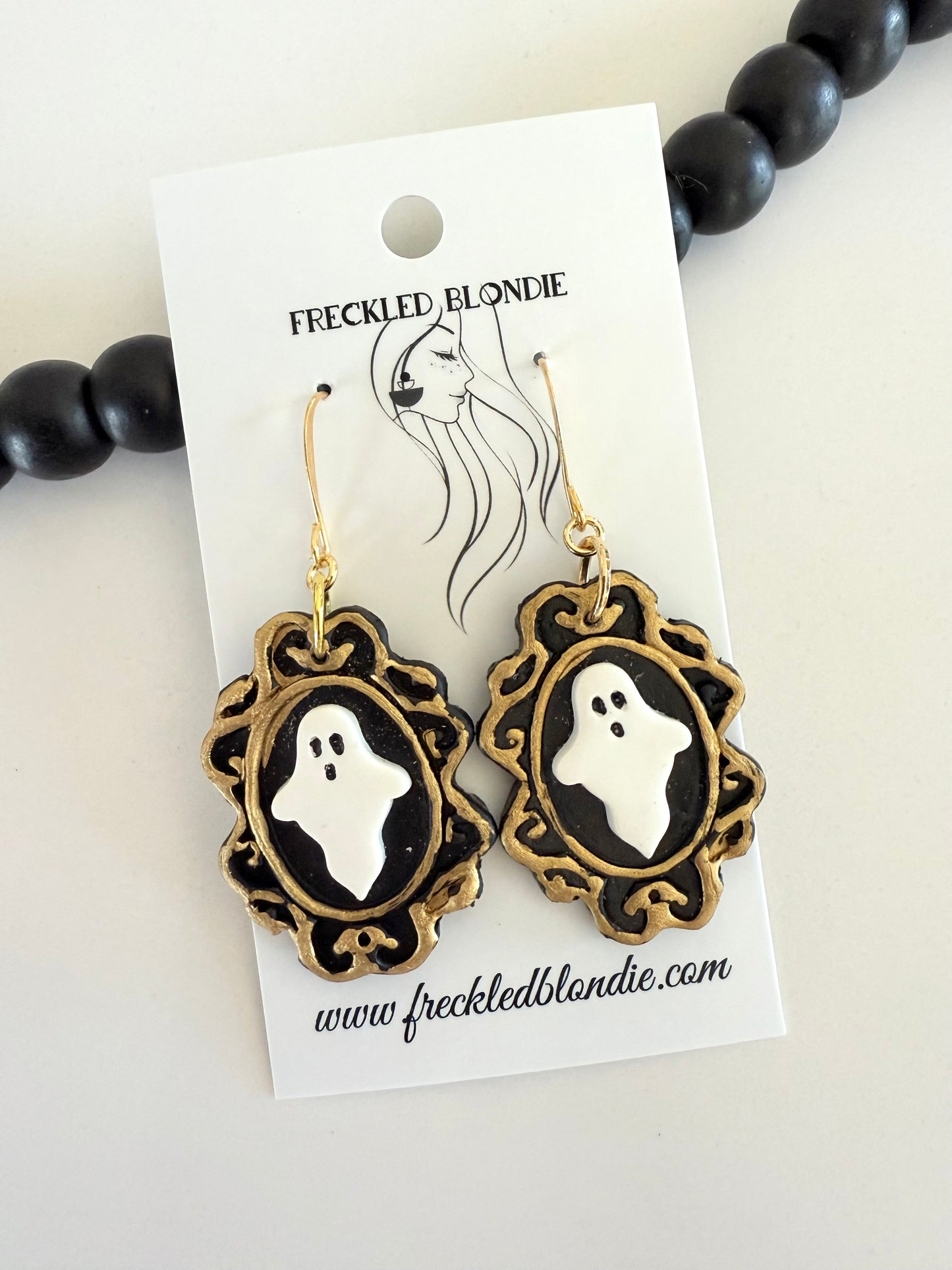 Vintage Frame Ghost Dangles