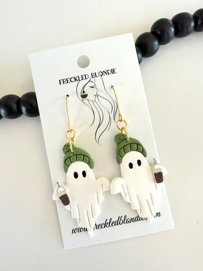 Hipster Ghost Dangles