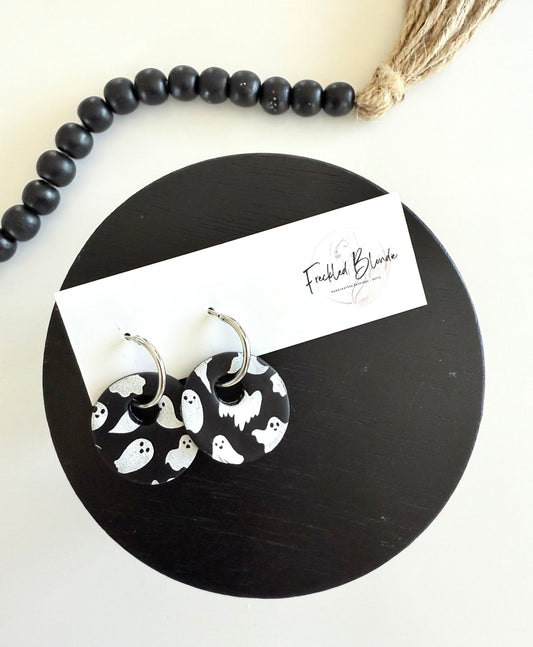 Ghost Charm + Hoops