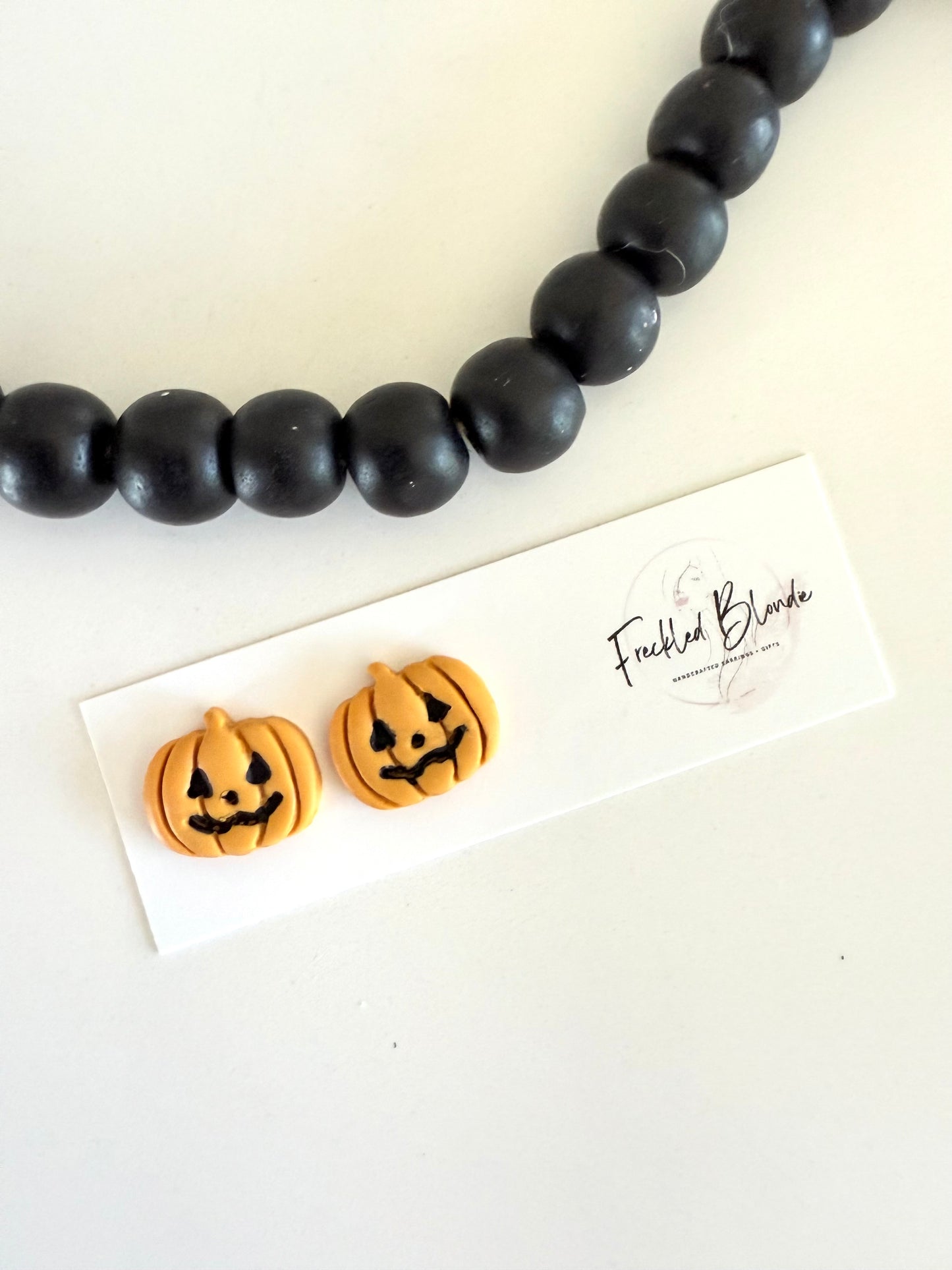 Jack-o’-lantern Studs