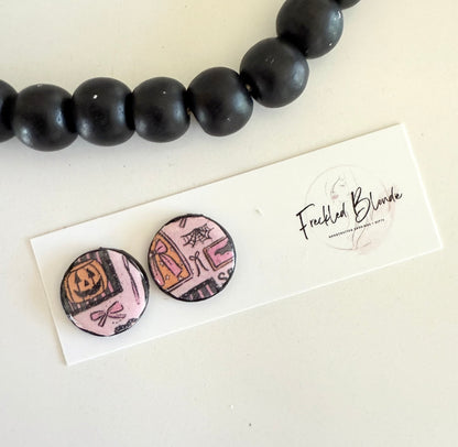 Pinkoween Studs