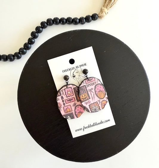 Pinkoween Large Dangles